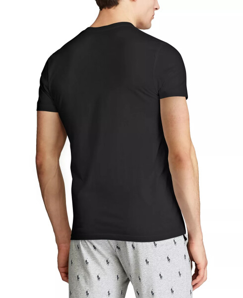 Men's Classic-Fit V-Neck Undershirts, 5-Pack Polo Black - 3