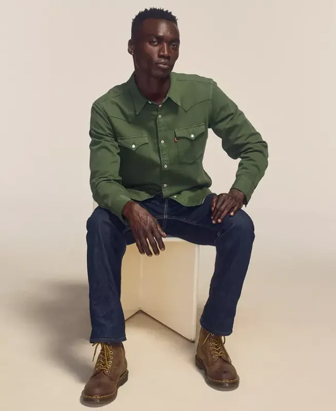 Men's Classic-Fit Western Shirt - Greenwich - 3