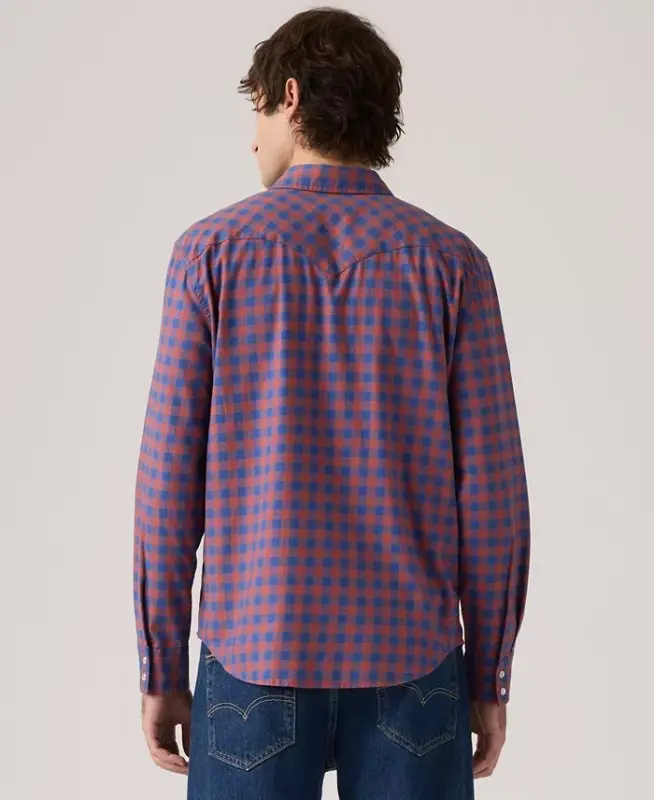 Men's Classic-Fit Western Shirt - Sunshine Blue - 4