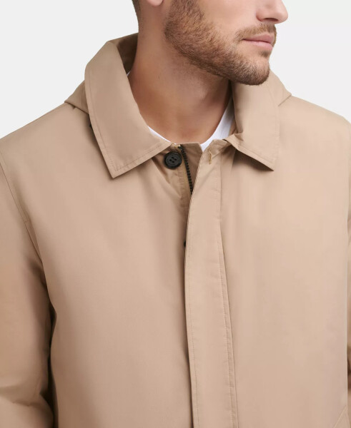 Men's Classic Hooded Rain Jacket Tan - 2