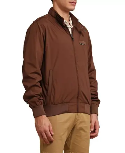 Men's Classic Iconic Racer Jacket - Brown - MEMBERS ONLY (1)
