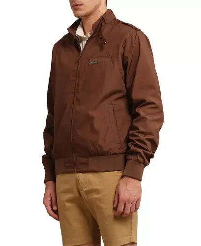 Men's Classic Iconic Racer Jacket - Brown - 3