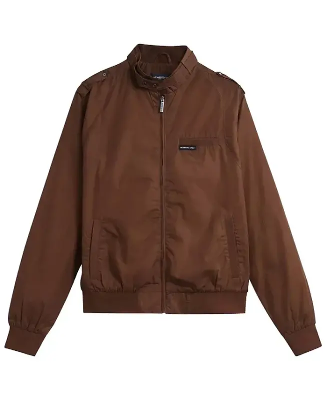 Men's Classic Iconic Racer Jacket - Brown - 9