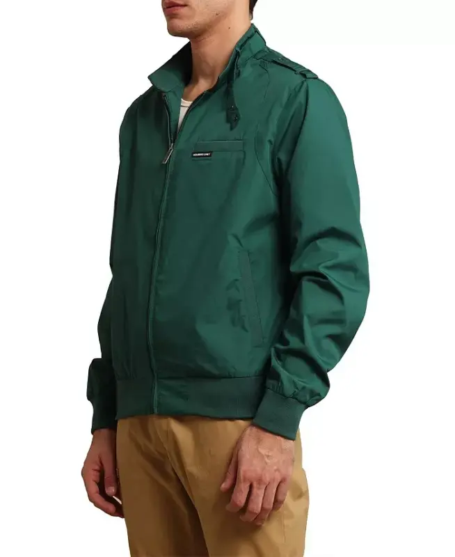 Men's Classic Iconic Racer Jacket - Green - 3