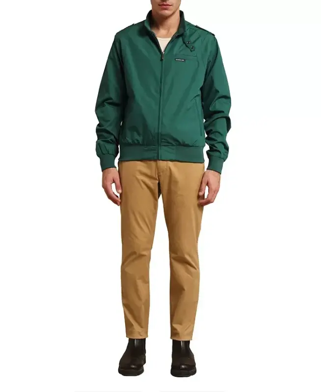 Men's Classic Iconic Racer Jacket - Green - 5