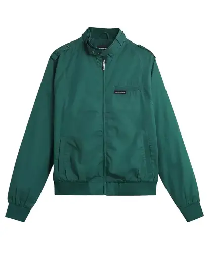 Men's Classic Iconic Racer Jacket - Green - 9