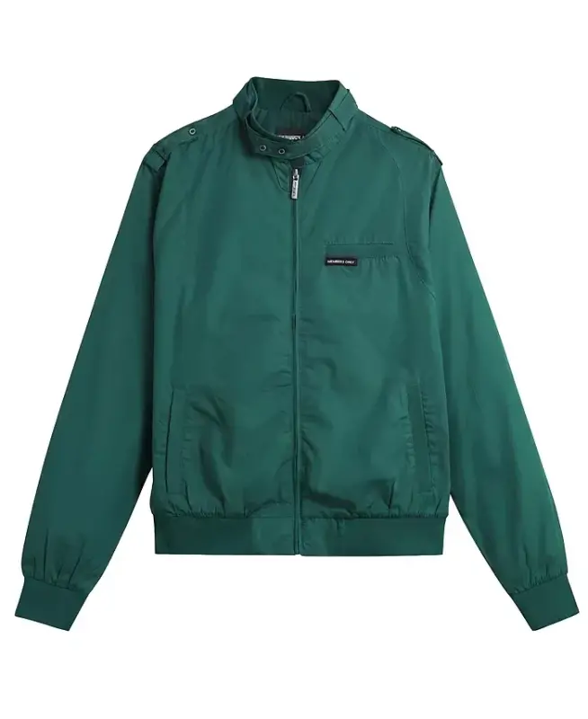 Men's Classic Iconic Racer Jacket - Green - 9