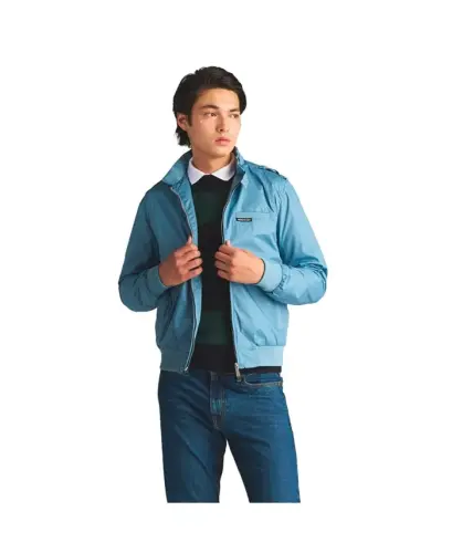 Men's Classic Iconic Racer Jacket (Slim Fit)-Slate - 2