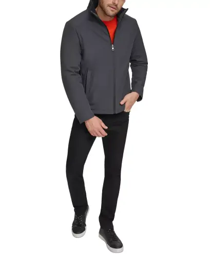 Men's Classic Midweight Stand Collar Jacket-Iron - 3