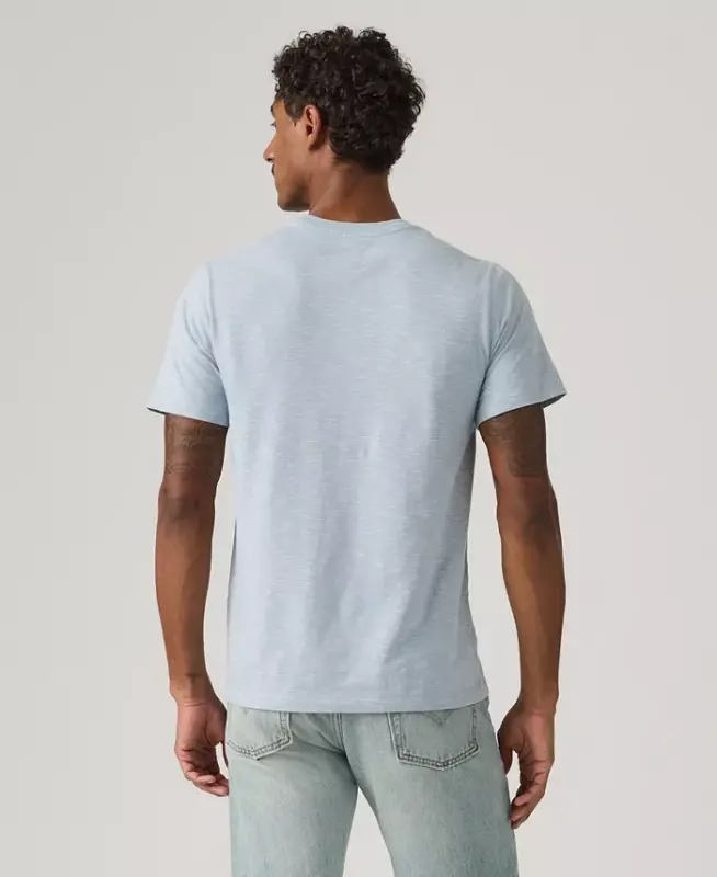 Men's Classic Pocket Crewneck Short-Sleeve T-Shirt - Chambray - 4