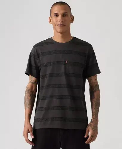 Men's Classic Pocket Crewneck Short-Sleeve T-Shirt - Phantom Stripe - 1