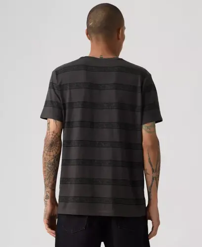 Men's Classic Pocket Crewneck Short-Sleeve T-Shirt - Phantom Stripe - 4
