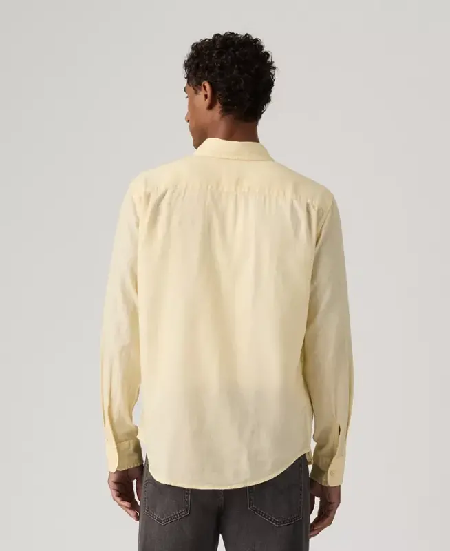 Men's Classic Pocket Regular-Fit Long-Sleeve Shirt - Rutabaga - 4