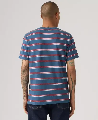 Men's Classic Pocket Short-Sleeve Crewneck T-Shirt - ENSIGN BLUE - 4