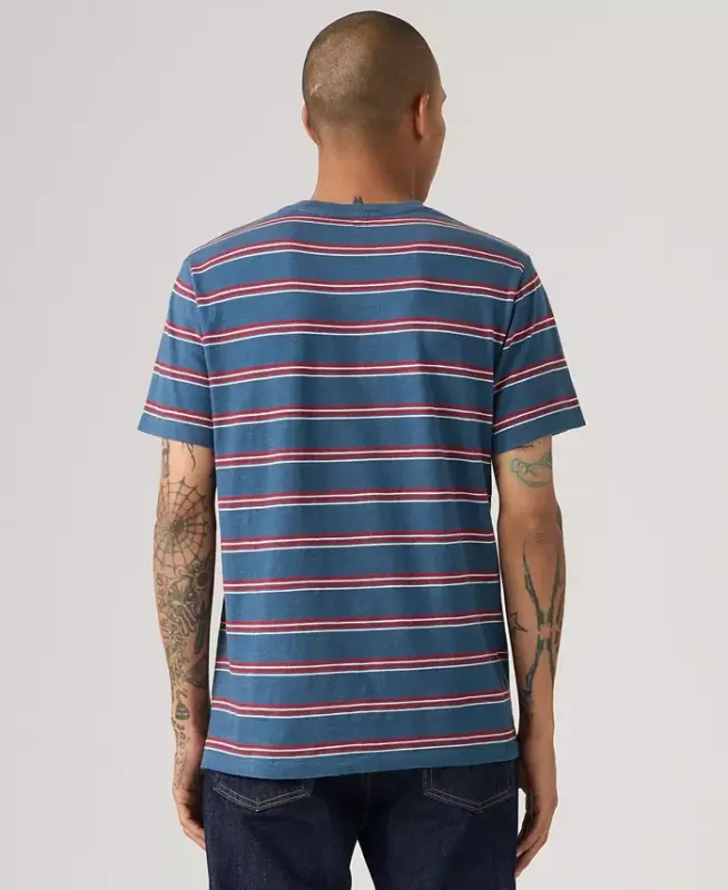 Men's Classic Pocket Short-Sleeve Crewneck T-Shirt - ENSIGN BLUE - 4