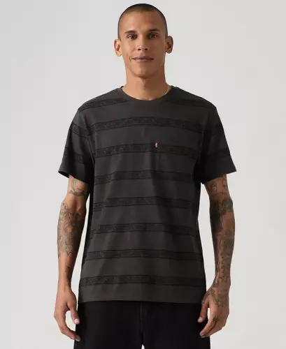 Men's Classic Pocket Short-Sleeve Crewneck T-shirt - Phantom Stripe 