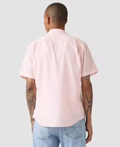 Men's Classic Pocket Short-Sleeve Regular-Fit Shirt - Au Naturel - 4