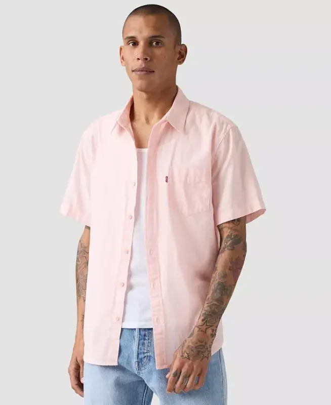 Men's Classic Pocket Short-Sleeve Shirt - Au Naturel - LEVI'S