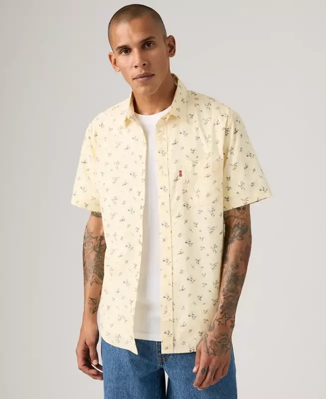 Men's Classic Pocket Short-Sleeve Shirt - Rutabaga - 2