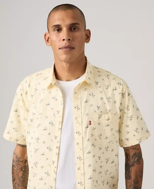 Men's Classic Pocket Short-Sleeve Shirt - Rutabaga - 3