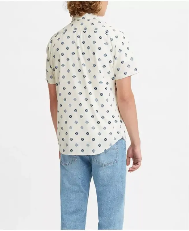 Men's Classic Pocket Short-Sleeve Shirt - Egret - 2