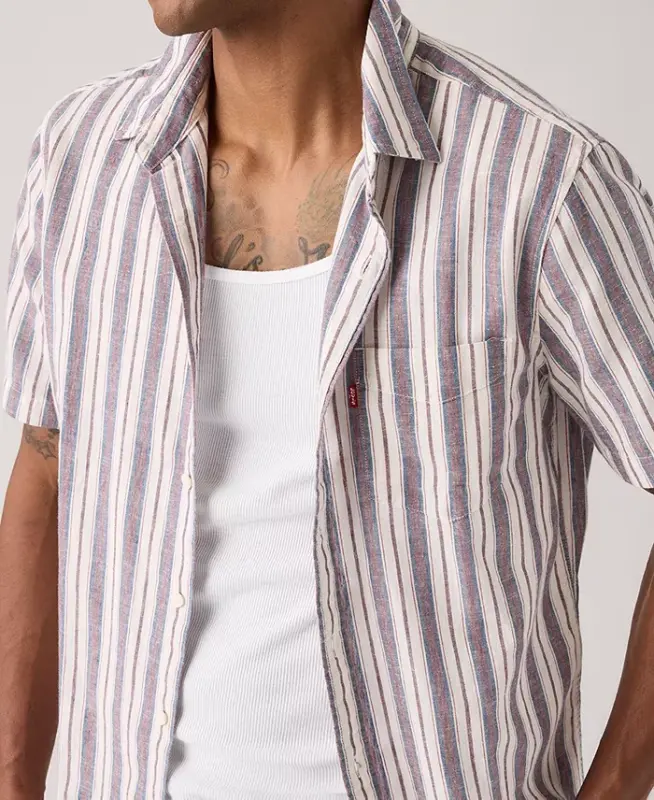 Men's Classic Pocket Short-Sleeve Shirt - Ensign Blue - 3