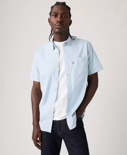 Men's Classic Pocket Short-Sleeve Shirt - Niagra Mist - LEVI'S (1)