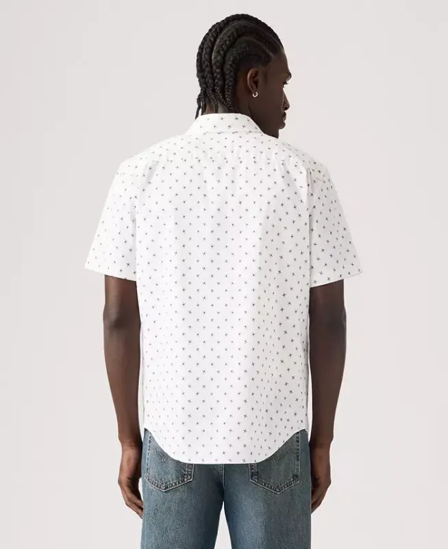 Men's Classic Pocket Short-Sleeve Shirt - White - 4