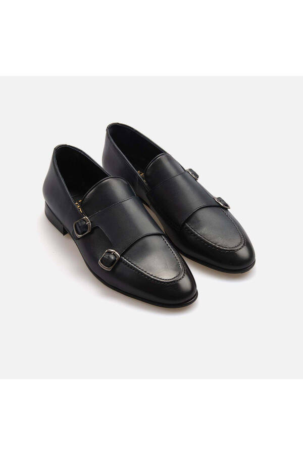 Men's Classic Shoes 13071-Navy Blue - 3