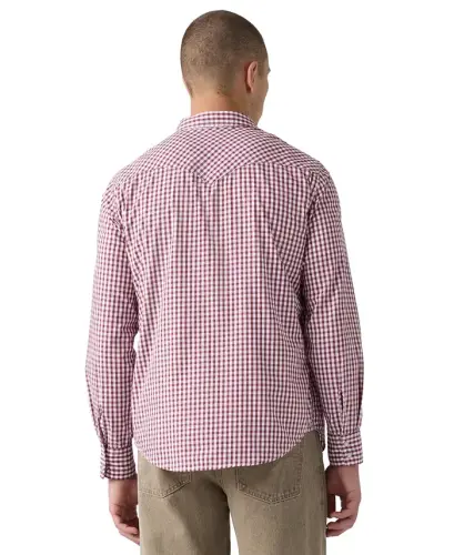 Men's Classic Standard Fit Western Shirt-Roadtrip Stripes - 5