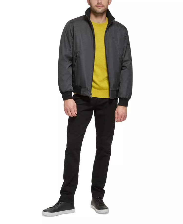 Men's Classic Zip-Front Ripstop Bomber Jacket Iron - 6