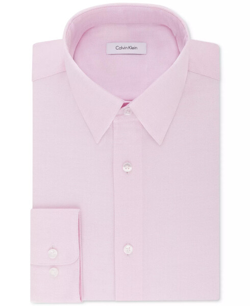 Men's Classic/Regular Non-Iron Stretch Performance Dress Shirt Pink - 1