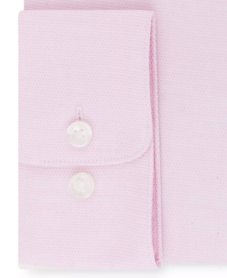 Men's Classic/Regular Non-Iron Stretch Performance Dress Shirt Pink - 2