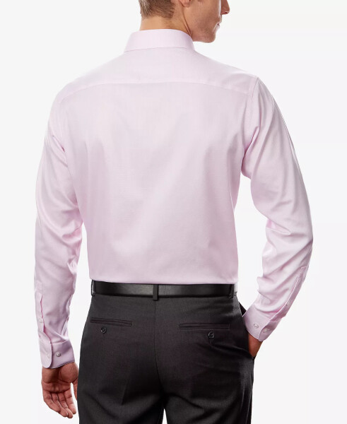 Men's Classic/Regular Non-Iron Stretch Performance Dress Shirt Pink - 9