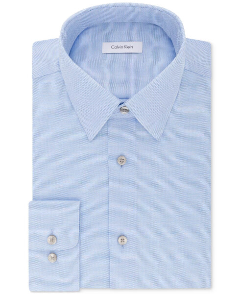 Men's Classic/Regular Non-Iron Stretch Performance Dress Shirt Stream - 1