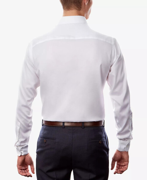 Men's Classic/Regular Non-Iron Stretch Performance Dress Shirt White - 9