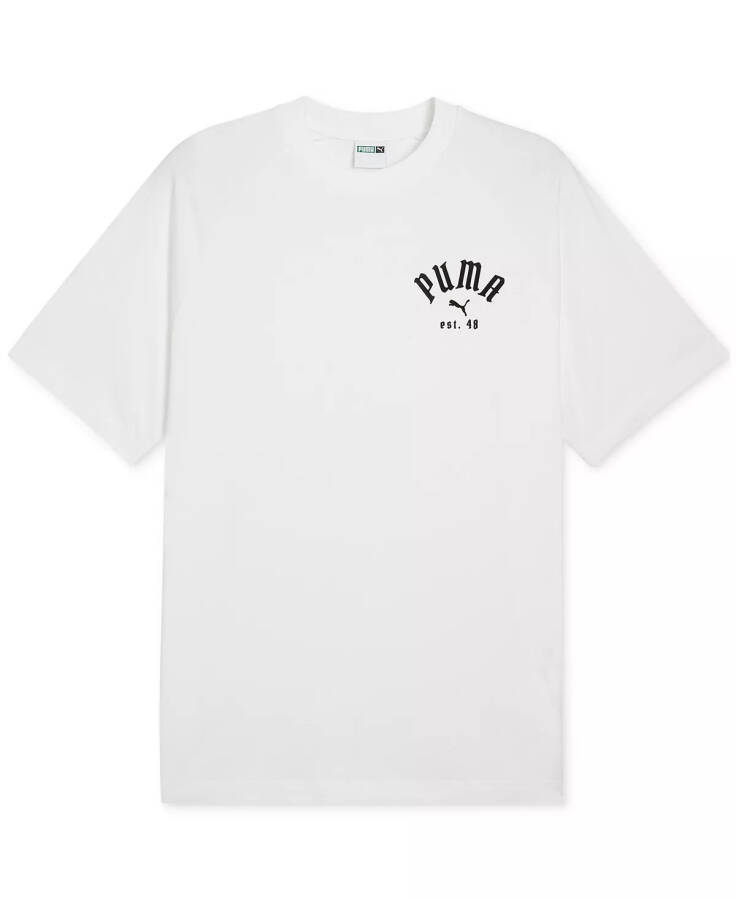 Men's Classics Play Loud Crewneck T-Shirt Puma White - 3