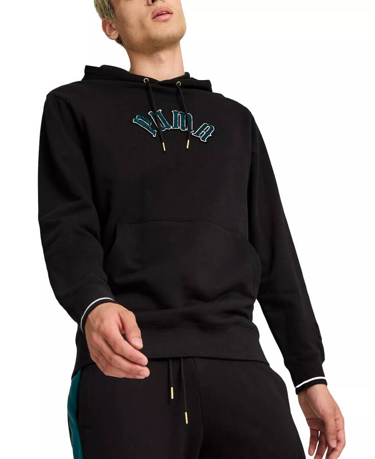 Men's Classics PLAY.LOUD. Logo Pullover Hoodie Puma Black - 1