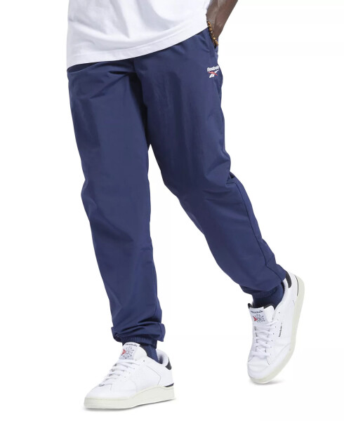 Men's Classics Vector Logo-Print Track Pants Navy / Red / White - 7