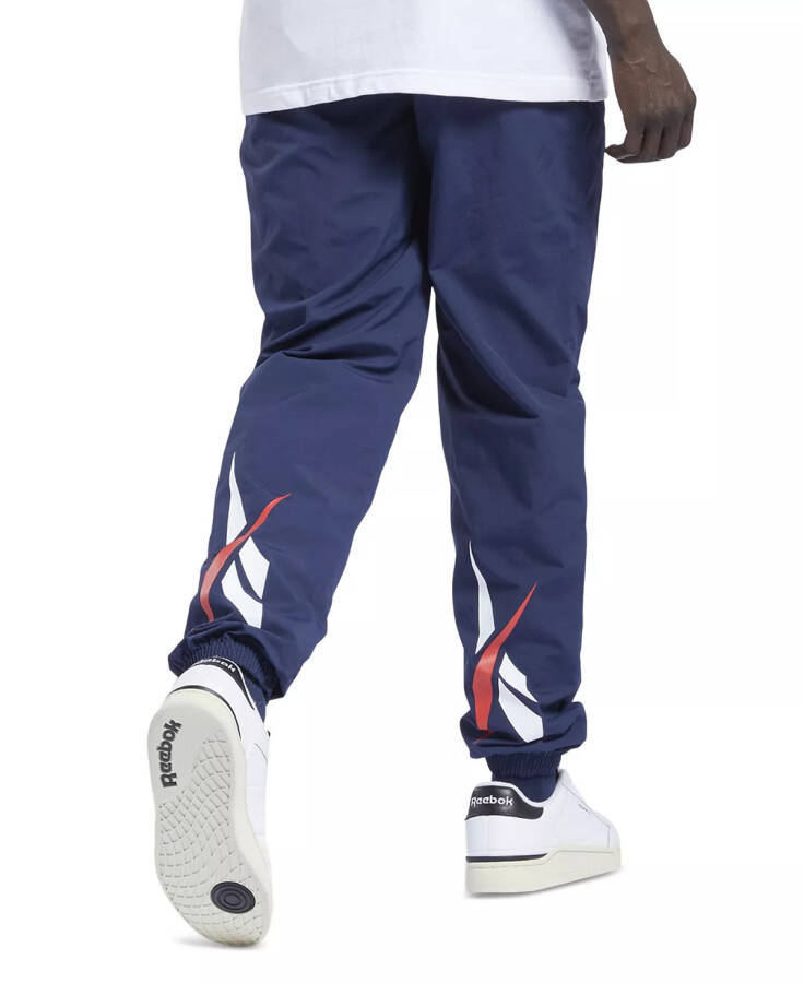 Men's Classics Vector Logo-Print Track Pants Navy / Red / White - 2