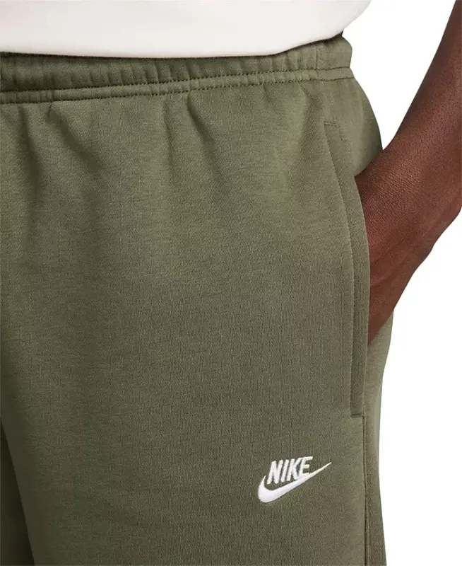 Men's Club Brushed Fleece Open Hem Pants - Medium Olive - 2