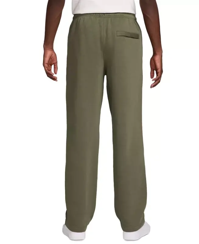 Men's Club Brushed Fleece Open Hem Pants - Medium Olive - 3