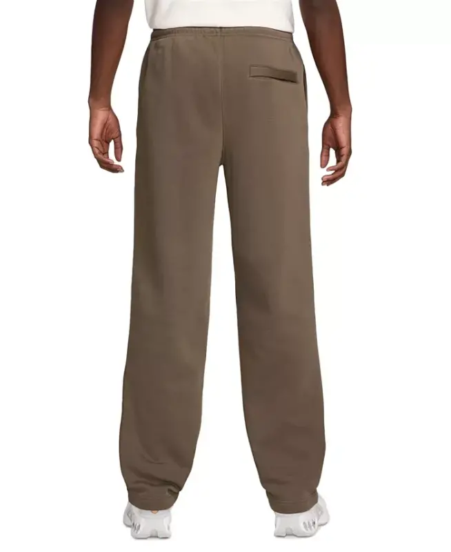 Men's Club Brushed Fleece Open Hem Pants - Mosswood Brown - 3