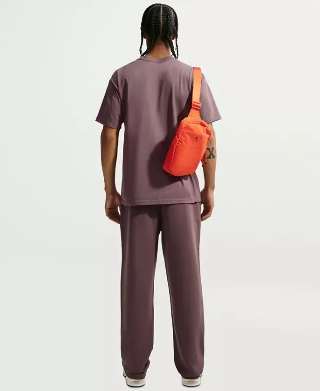 Men's Club Brushed Fleece Open Hem Pants - Tattoo/tattoo/white - 5