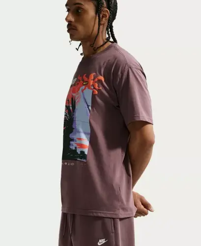 Men's Club Brushed Fleece Open Hem Pants - Tattoo/tattoo/white - NIKE (1)