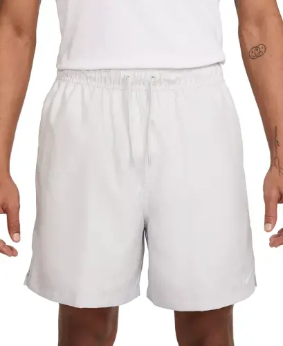 Men's Club Flow Erkin bichimli 6 dyuymli bog'lamali shortilar -Ptndst/whi 