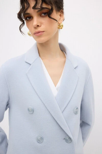 Men's Collared Wool Blend Coat - ADL (1)