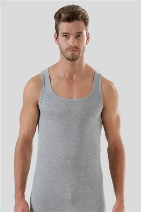 Men's Colored Ribana 100% Cotton 3-Pack Undershirt - 8