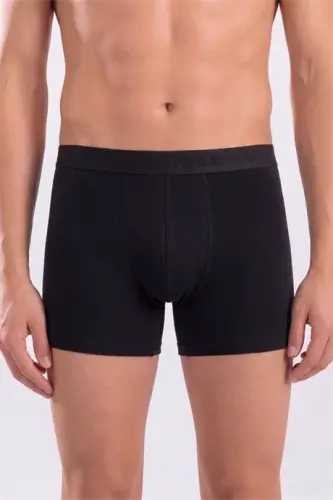 Men's Colorful Boxer Shorts 10-Pack Cotton Lycra Soft and Flexible Fabric - BÜYÜKBEDENIZ (1)