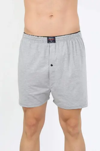 Men's Combed Cotton Boxer Grey 40091 - 6